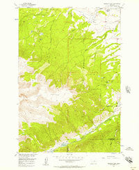 Emerald Lake Montana Historical topographic map, 1:24000 scale, 7.5 X 7.5 Minute, Year 1956
