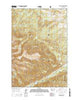 Emerald Lake Montana Current topographic map, 1:24000 scale, 7.5 X 7.5 Minute, Year 2014