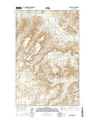 Emerick Bench Montana Current topographic map, 1:24000 scale, 7.5 X 7.5 Minute, Year 2014