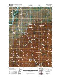 Emigrant Montana Historical topographic map, 1:24000 scale, 7.5 X 7.5 Minute, Year 2011