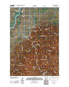 Emigrant Montana Historical topographic map, 1:24000 scale, 7.5 X 7.5 Minute, Year 2011