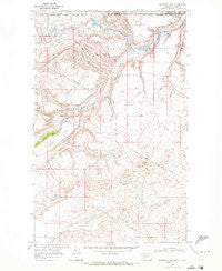 Emigrant Gap Montana Historical topographic map, 1:24000 scale, 7.5 X 7.5 Minute, Year 1968