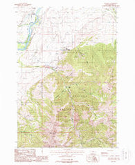 Emigrant Montana Historical topographic map, 1:24000 scale, 7.5 X 7.5 Minute, Year 1988