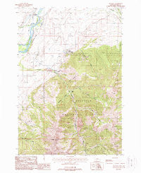 Emigrant Montana Historical topographic map, 1:24000 scale, 7.5 X 7.5 Minute, Year 1988