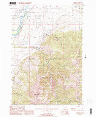 Emigrant Montana Historical topographic map, 1:24000 scale, 7.5 X 7.5 Minute, Year 1988