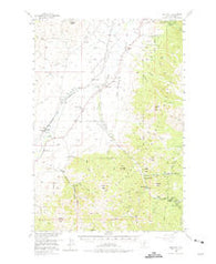 Emigrant Montana Historical topographic map, 1:62500 scale, 15 X 15 Minute, Year 1955