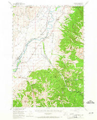 Emigrant Montana Historical topographic map, 1:62500 scale, 15 X 15 Minute, Year 1955