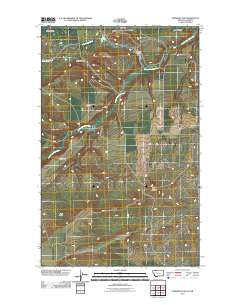 Emigrant Gap Montana Historical topographic map, 1:24000 scale, 7.5 X 7.5 Minute, Year 2011