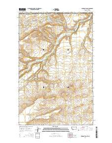 Emigrant Gap Montana Current topographic map, 1:24000 scale, 7.5 X 7.5 Minute, Year 2014