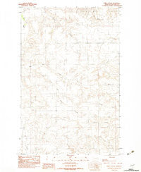 Emily Coulee Montana Historical topographic map, 1:24000 scale, 7.5 X 7.5 Minute, Year 1983