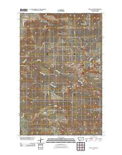 Emily Coulee Montana Historical topographic map, 1:24000 scale, 7.5 X 7.5 Minute, Year 2011