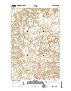 Emily Coulee Montana Current topographic map, 1:24000 scale, 7.5 X 7.5 Minute, Year 2014