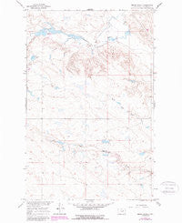 Emond Ranch Montana Historical topographic map, 1:24000 scale, 7.5 X 7.5 Minute, Year 1965