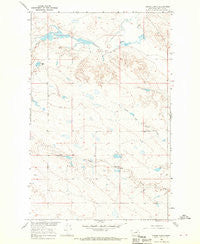 Emond Ranch Montana Historical topographic map, 1:24000 scale, 7.5 X 7.5 Minute, Year 1965