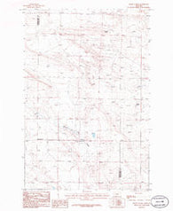 Emory School Montana Historical topographic map, 1:24000 scale, 7.5 X 7.5 Minute, Year 1986