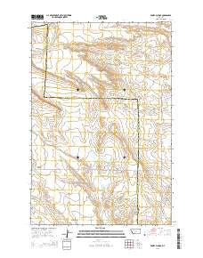 Emory School Montana Current topographic map, 1:24000 scale, 7.5 X 7.5 Minute, Year 2014