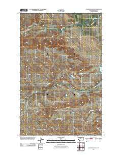 Engstrom Ranch Montana Historical topographic map, 1:24000 scale, 7.5 X 7.5 Minute, Year 2011