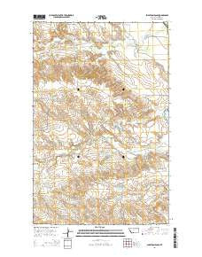 Engstrom Ranch Montana Current topographic map, 1:24000 scale, 7.5 X 7.5 Minute, Year 2014