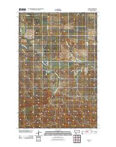 Enid Montana Historical topographic map, 1:24000 scale, 7.5 X 7.5 Minute, Year 2011
