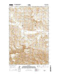 Enid Montana Current topographic map, 1:24000 scale, 7.5 X 7.5 Minute, Year 2014