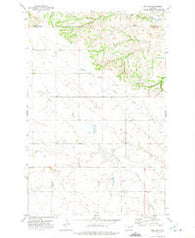 Enid SE Montana Historical topographic map, 1:24000 scale, 7.5 X 7.5 Minute, Year 1972