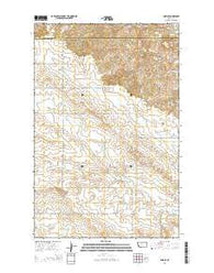 Enid SE Montana Current topographic map, 1:24000 scale, 7.5 X 7.5 Minute, Year 2014