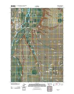 Ennis Montana Historical topographic map, 1:24000 scale, 7.5 X 7.5 Minute, Year 2011