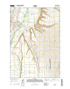 Ennis Montana Current topographic map, 1:24000 scale, 7.5 X 7.5 Minute, Year 2014