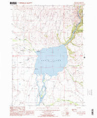 Ennis Lake Montana Historical topographic map, 1:24000 scale, 7.5 X 7.5 Minute, Year 1988