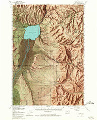 Ennis Montana Historical topographic map, 1:62500 scale, 15 X 15 Minute, Year 1949