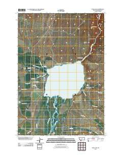 Ennis Lake Montana Historical topographic map, 1:24000 scale, 7.5 X 7.5 Minute, Year 2011