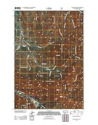 Enos Mountain Montana Historical topographic map, 1:24000 scale, 7.5 X 7.5 Minute, Year 2011