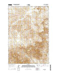 Epsie NE Montana Current topographic map, 1:24000 scale, 7.5 X 7.5 Minute, Year 2014