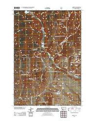 Ermont Montana Historical topographic map, 1:24000 scale, 7.5 X 7.5 Minute, Year 2011