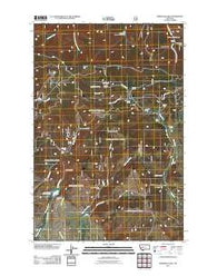 Esmeralda Hill Montana Historical topographic map, 1:24000 scale, 7.5 X 7.5 Minute, Year 2011