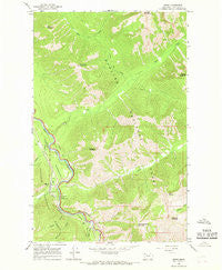 Essex Montana Historical topographic map, 1:24000 scale, 7.5 X 7.5 Minute, Year 1964