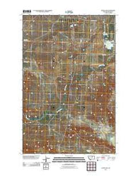 Ester Lake Montana Historical topographic map, 1:24000 scale, 7.5 X 7.5 Minute, Year 2011