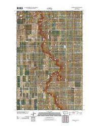 Ethridge NW Montana Historical topographic map, 1:24000 scale, 7.5 X 7.5 Minute, Year 2011