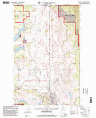 Eureka North Montana Historical topographic map, 1:24000 scale, 7.5 X 7.5 Minute, Year 1997