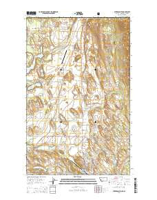Eureka North Montana Current topographic map, 1:24000 scale, 7.5 X 7.5 Minute, Year 2014