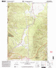 Evaro Montana Historical topographic map, 1:24000 scale, 7.5 X 7.5 Minute, Year 1999