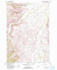 Everson Creek Montana Historical topographic map, 1:24000 scale, 7.5 X 7.5 Minute, Year 1965