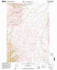 Everson Creek Montana Historical topographic map, 1:24000 scale, 7.5 X 7.5 Minute, Year 1997
