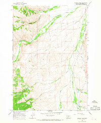 Everson Creek Montana Historical topographic map, 1:24000 scale, 7.5 X 7.5 Minute, Year 1965