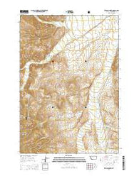 Everson Creek Montana Current topographic map, 1:24000 scale, 7.5 X 7.5 Minute, Year 2014