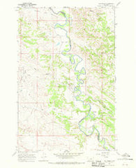 Fail Ranch Montana Historical topographic map, 1:24000 scale, 7.5 X 7.5 Minute, Year 1967