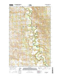 Fail Ranch Montana Current topographic map, 1:24000 scale, 7.5 X 7.5 Minute, Year 2014