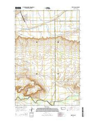 Fairfield Montana Current topographic map, 1:24000 scale, 7.5 X 7.5 Minute, Year 2014