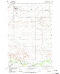 Fairfield Montana Historical topographic map, 1:24000 scale, 7.5 X 7.5 Minute, Year 1983