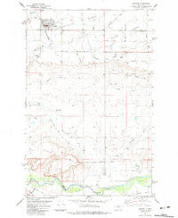 Fairfield Montana Historical topographic map, 1:24000 scale, 7.5 X 7.5 Minute, Year 1983